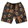 Bigfoot Men's Swim Trunks - Orange Sunset Hawaiian Shorts for Men, Men's Summer Bathing Shorts Set 37 Size Size XL view 1