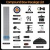 AKCHOER Compound Bow and Arrow Set, 30-70 Lbs Draw Weight, 23.5"-31" Draw Length, Right Handed Bow for Adult, 320 Fps Hunting & Target Bow with Accessories (Black-High Version) view 2