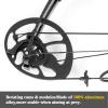 AKCHOER Compound Bow and Arrow Set, 30-70 Lbs Draw Weight, 23.5"-31" Draw Length, Right Handed Bow for Adult, 320 Fps Hunting & Target Bow with Accessories (Black-High Version) view 4