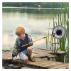 SUNMME Foldable and Retractable Fishing net Kids Fishing Net with Telescopic Grip Insect Butterfly Net Aluminum Alloy Pole Fish Landing Net Outdoor Catching Insect Fish Toy Easy to Carry and Storage view 3