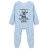 Snagminio Heavy Metal with Daddy Baby Jumpsuit Long Sleeve Birth Announcement Bodysuit Footie Cloths view 1