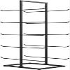 Katzowen Sturdy Steel Yoga Mat Storage Stand, 5-Layer Foam Roller Holder for Resistance Bands, Large Capacity 20 Exercise Mats (Color : Black) view 1