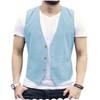 Tuikayoo Men's Summer Linen Vest Suit Waistcoat Casual Vest Regular Fit(Light Blue,M) view 1