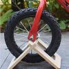 BESPORTBLE Portable Wooden Scooter Stand for Bike Lightweight Easy to Use Space-saving Design for Home Garage Office for Boys and Girls and Scooters view 3