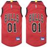 NBA Chicago Bulls Dog Jersey, Medium - Tank Top Basketball Pet Jersey (Pack of 2) view 1