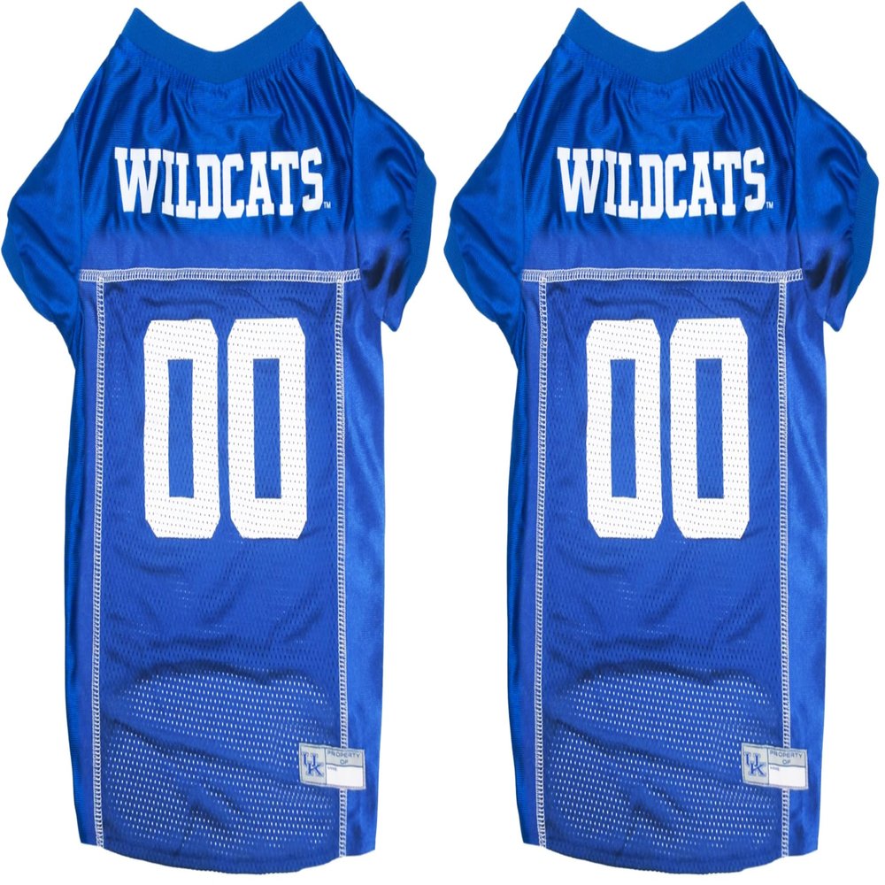 NCAA College University of Kentucky Wildcats Mesh Jersey for Dogs & Cats, Small. Licensed Big Dog Jersey with Your Favorite Football/Basketball College Team (Pack of 2)