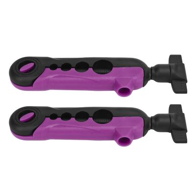 Keenso 2PCS Mini Line Spooler, Portable Adjustable Fishing Line Spooler Fishing Machine Mini Bobbin Reel Accessories (Black )