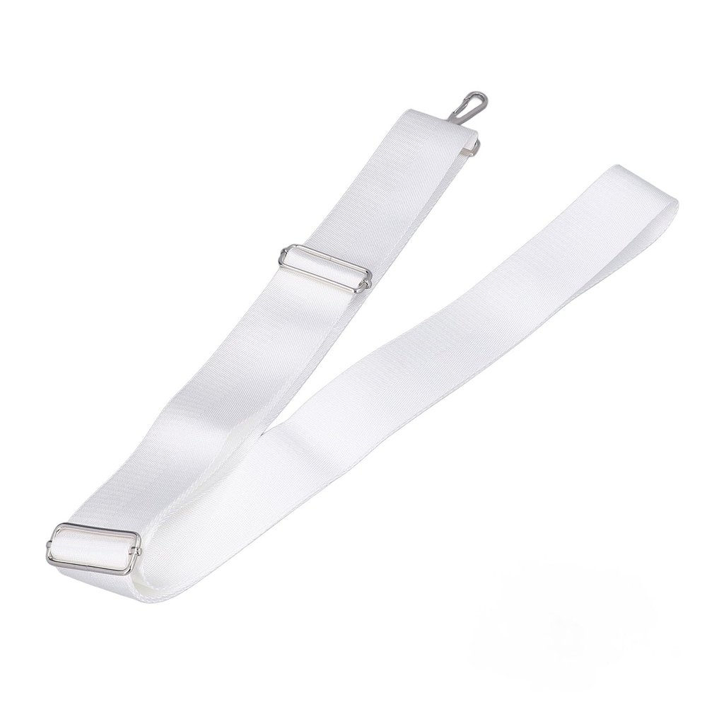 Tennis Net Center Strap, Adjustable Height Tennis Net Straps Stainless Steel Buckle White for Tennis Equipment