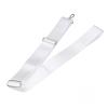 Tennis Net Center Strap, Adjustable Height Tennis Net Straps Stainless Steel Buckle White for Tennis Equipment view 1