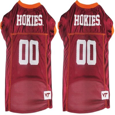 NCAA College Virginia Tech Hokies Mesh Jersey for Dogs & Cats, XX-Large. Licensed Big Dog Jersey with Your Favorite Football/Basketball College Team (Pack of 2)