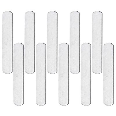 VANZACK 10pcs Weighted Steel Plates for Vest Exercise Plates Running Rucking Vest Strips