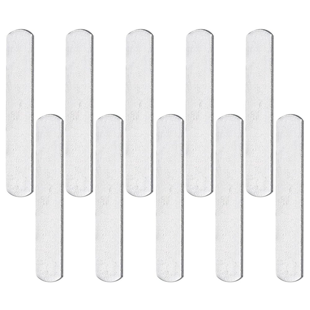 VANZACK 10pcs Weighted Steel Plates for Vest Exercise Plates Running Rucking Vest Strips