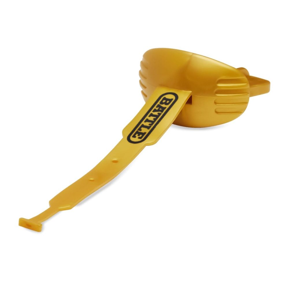 Battle Sports Speed Football Mouthguard with Strap - Oxygen Football Mouthguard Superior Airflow & Better Performance, Maximum Breathability - Gold