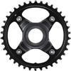SHIMANO Chain Ring, SM-CRE80-B, 38T W/O CG, for Chain Line 55 mm, Black, IND.Pack view 1