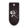 NDZ Performance Magazine Base Plate with Finger Extension for Sig P365 .380 ACP  Rose Swoosh Petals  Black  Anodized Aluminum  Made in USA view 1