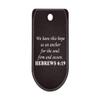 NDZ Performance Magazine Base Plate with Finger Extension for Sig P365 .380 ACP  Bible Hebrews 6:19  Black  Anodized Aluminum  Made in USA view 1