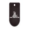 NDZ Performance Magazine Base Plate with Finger Extension for Sig P365 .380 ACP  Don't Tread On Me  Black  Anodized Aluminum  Made in USA view 1
