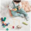 Wooden Mini Baseball Bats 20 Unpainted Craft Projects for Boys and Girls Baseball Bat Toys Wood Crafts Supplies view 3