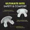 DAMAGE CONTROL Youth Football Mouth Guard Breathable No Boil Mouthpiece, Protects Lips & Teeth, Works with Braces, Includes Helmet Strap Sports Gear & Accessories (Charged Up) view 3
