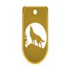 NDZ Performance Magazine Base Plate with Finger Extension for Sig P365 .380 ACP  Wolf Moon  Gold  Anodized Aluminum  Made in USA view 1