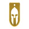 NDZ Performance Magazine Base Plate with Finger Extension for Sig P365 .380 ACP  Spartan Helmet 1  Gold  Anodized Aluminum  Made in USA view 1