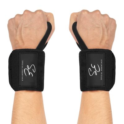 Special Essentials 18" Weightlifting Wrist Wraps for Men & Women with Wrist Support - Stiff Fit or Flexible Fit for Gym Workouts Weight Lifting Powerlifting Strength Training
