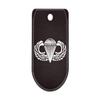 NDZ Performance Magazine Base Plate with Finger Extension for Sig P365 .380 ACP  Airborne Jump Wings  Black  Anodized Aluminum  Made in USA view 1