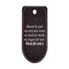 NDZ Performance Magazine Base Plate with Finger Extension for Sig P365 .380 ACP  Bible Psalm 144:1  Black  Anodized Aluminum  Made in USA view 1