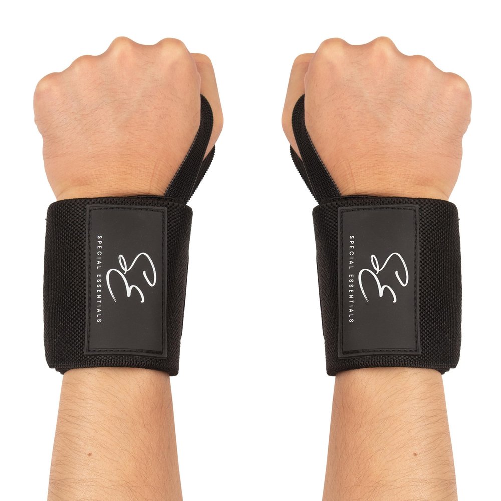 Special Essentials 18" Weightlifting Wrist Wraps for Men & Women with Wrist Support - Stiff Fit or Flexible Fit for Gym Workouts Weight Lifting Powerlifting Strength Training