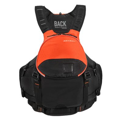 Astral Bowen Life Jacket - Lightweight USCG Type III PFD Adult Life Vest for Fishing, Touring, SUP, & Whitewater - Orange - Medium/Large
