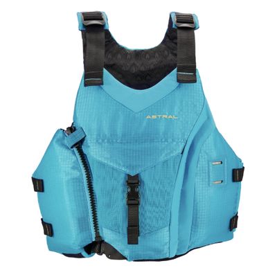 Astral Women's Layla Life Jacket - Comfortable USCG Type III PFD Adult Life Vest for SUP, Touring, & Whitewater - Blue - Large/X-Large