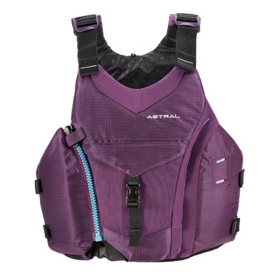 Astral Women's Layla Life Jacket - Comfortable USCG Type III PFD Adult Life Vest for SUP, Touring, & Whitewater - Purple - Large/X-Large