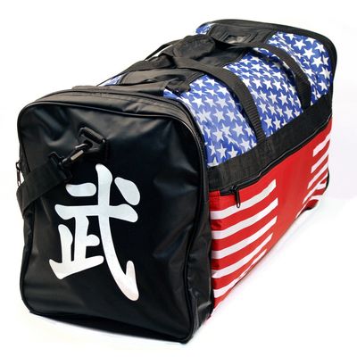 Martial Arts Taekwondo MMA Sparring gear Equipment Bag (Star and Stripes Gear Bag)