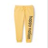 Happy Nation Jogger Fleece Sweatpants, Fresh Yellow, XL view 1