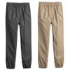 2-Pack Boy's Slim Fitting Cotton Stretch Classic Twill Joggers view 1