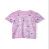 Happy Nation Relaxed Cotton Short Sleeve T Shirt, Pink Tie Dye, Medium view 1