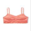 Happy Nation Lace Longline Bralette, Peach Cosmo, Small view 1