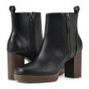 WHITE MOUNTAIN Women's Shoes Manito Stacked Heel Platform Bootie, Black/Smooth, 8.5 M view 2