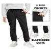 2-Pack Boy's Slim Fitting Cotton Stretch Classic Twill Joggers view 3