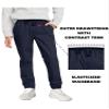 2-Pack Boy's Slim Fitting Cotton Stretch Classic Twill Joggers view 2