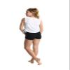 Danz N Motion Kids I Dance A Latte Tank 23300C (White, 12-14) view 2