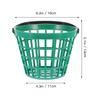 Garneck Golf Ball Storage Basket Nylon Golf Ball Basket Green Golfball Container with Handle Golf Range Bucket Storage Organizer Stadium Accessories for Practice Range and Outdoor Use view 2