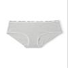 Happy Nation Girls' Cotton Logo Brief Underwear, Heather Charcoal view 1