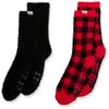 Happy Nation Marshmallow Socks, 2 Pack, Holiday Doodle, L/XL view 1