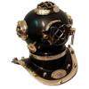 VintiquE Nautical Tiny Diving Helmet US Navy Mini Diving Helmet Scuba Divers Deep Sea Helmet Small Iron Diving Helmet Divers Home Decorative Gift view 2