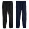 2-Pack Boy's Slim Fitting Cotton Stretch Classic Twill Joggers view 1