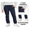 2-Pack Boy's Slim Fitting Cotton Stretch Classic Twill Joggers view 3