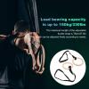 Pull Up Exercise Rings Pull Up Training Rings Wood 1 Pair Wooden Gymnastic Rings With Adjustable Buckle Straps 330Lbs Capacity Pull Up Exercise Rings For Home Gym Workout view 3