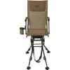 Avery Folding Swivel Chair Marsh Brown view 2