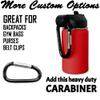 LaserGram Personalized Water Bottle, Tennis Rackets, Stainless Steel Double Wall Vacuum Insulated with Flip Top Straw, Custom Engraved Gift (12oz / 335ml Red) view 4